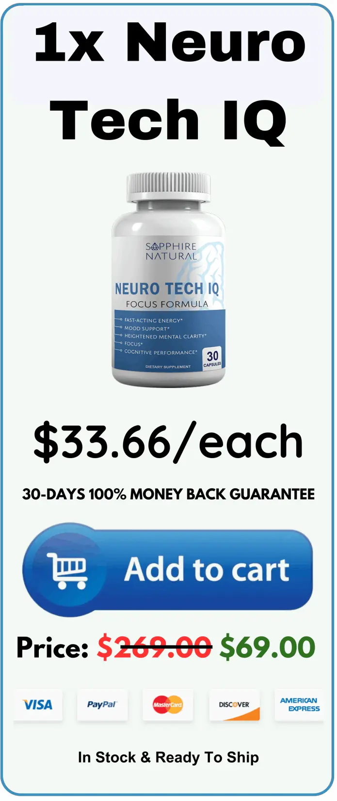Neuro Tech IQ offer price